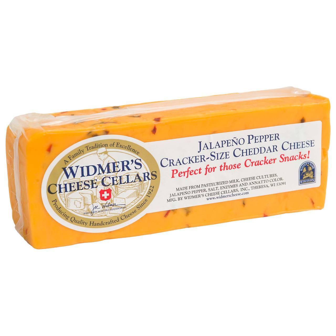 Jalapeno Pepper Cheddar Cheese 15 Oz Widmer S Cheese Cellars